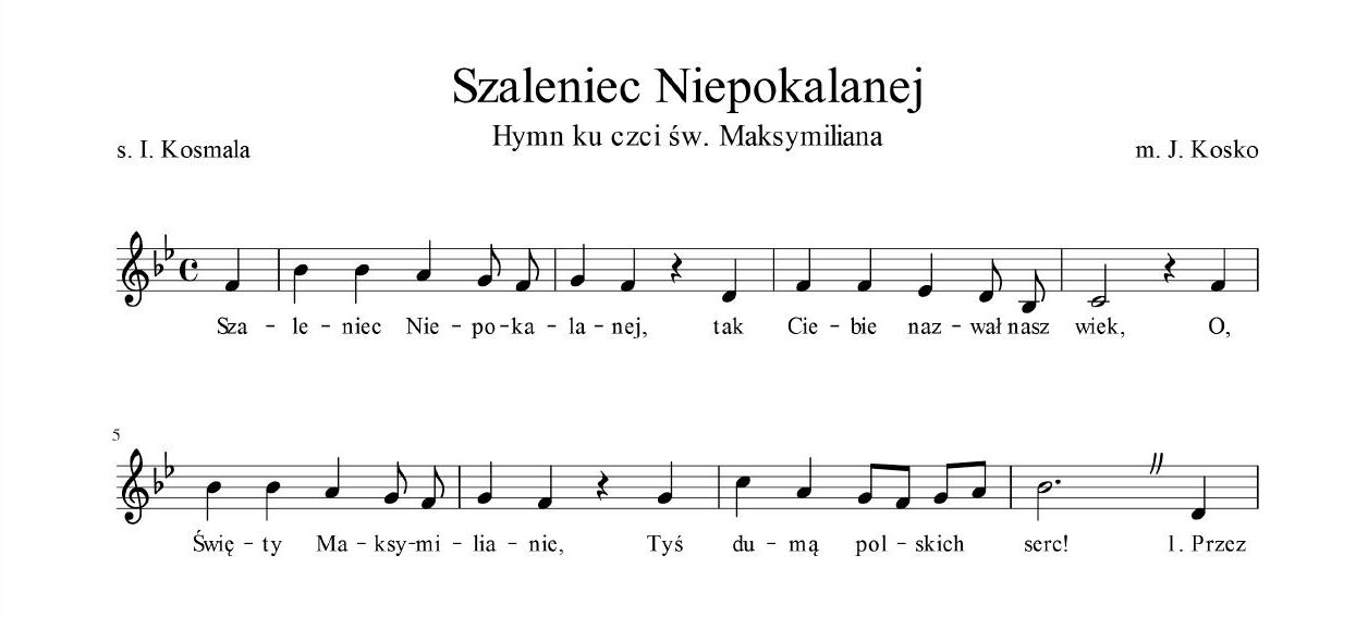 Pieśni dla Rycerzy Niepokalanej