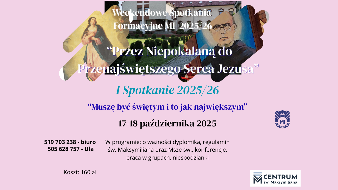 Weekendowe Spotkanie Formacyjne MI 17-18.10.2025