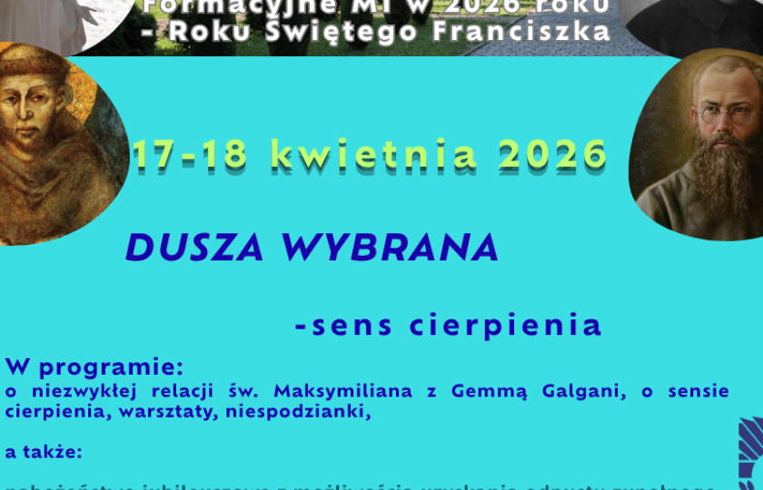Weekendowe Spotkanie Formacyjne MI - 17-18 kwietnia