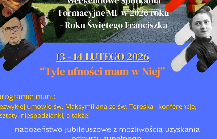 Weekendowe Spotkanie Formacyjne MI - zaproszenie 